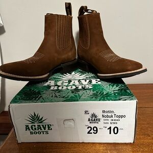 Brand new in the box Agave boots